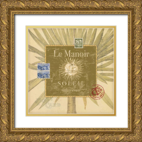 Sun Sign Gold Ornate Wood Framed Art Print with Double Matting by Marrott, Stephanie