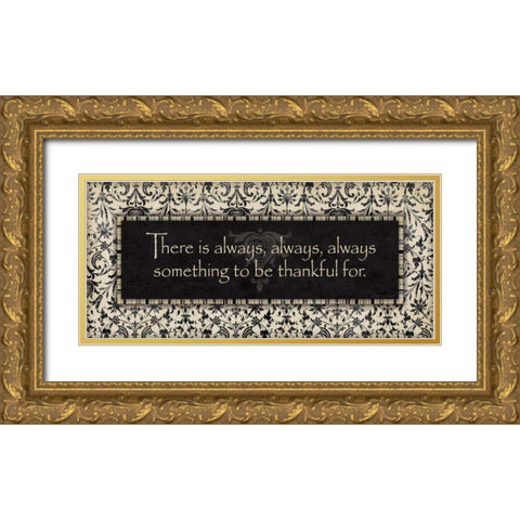 There is Always Gold Ornate Wood Framed Art Print with Double Matting by Marrott, Stephanie
