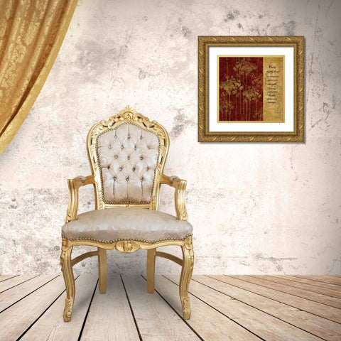 Deeply Loved Gold Ornate Wood Framed Art Print with Double Matting by Marrott, Stephanie