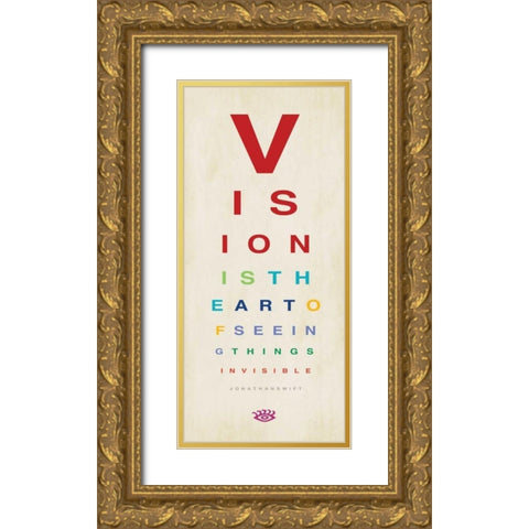 Visions Gold Ornate Wood Framed Art Print with Double Matting by Marrott, Stephanie