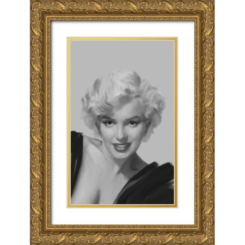 Classic Beauty II Gold Ornate Wood Framed Art Print with Double Matting by Consani, Chris