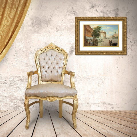 HISTORIC RUSSIA II Gold Ornate Wood Framed Art Print with Double Matting by Chairudinov, A.
