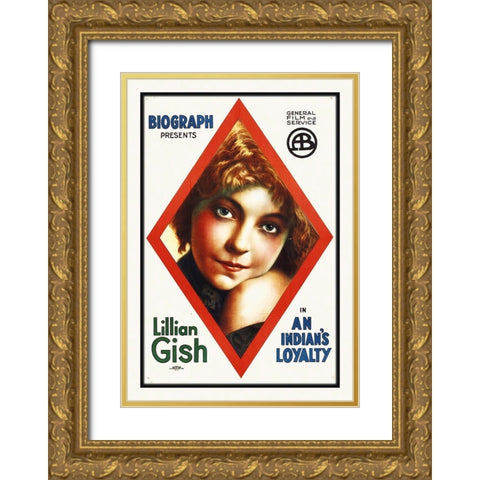 An Indians Loyalty Gold Ornate Wood Framed Art Print with Double Matting by Hollywood Photo Archive
