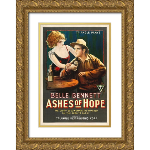 Ashes of Hope Gold Ornate Wood Framed Art Print with Double Matting by Hollywood Photo Archive