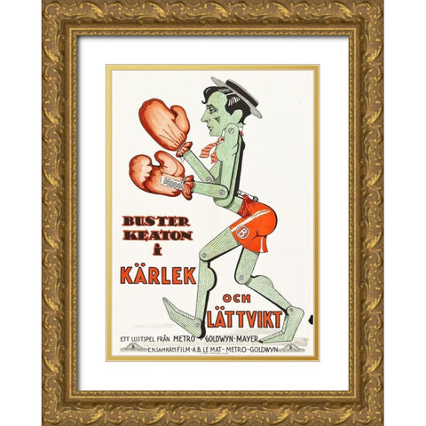 Battling Butler Gold Ornate Wood Framed Art Print with Double Matting by Hollywood Photo Archive