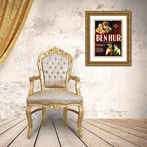 Ben Hur, 1925 Gold Ornate Wood Framed Art Print with Double Matting by Hollywood Photo Archive