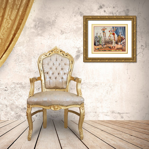 Ten Phunny Fools Gold Ornate Wood Framed Art Print with Double Matting by Hollywood Photo Archive
