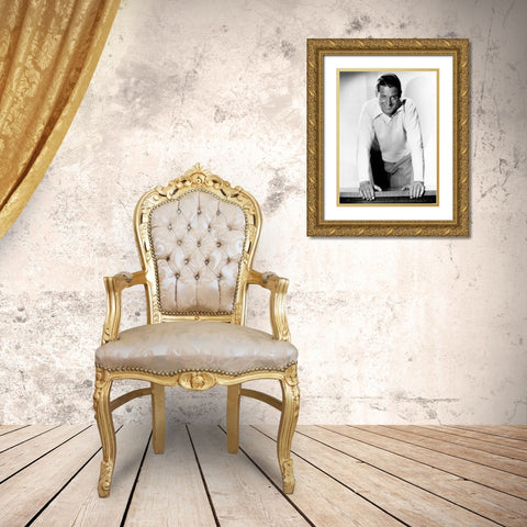 Cary Grant Gold Ornate Wood Framed Art Print with Double Matting by Hollywood Photo Archive
