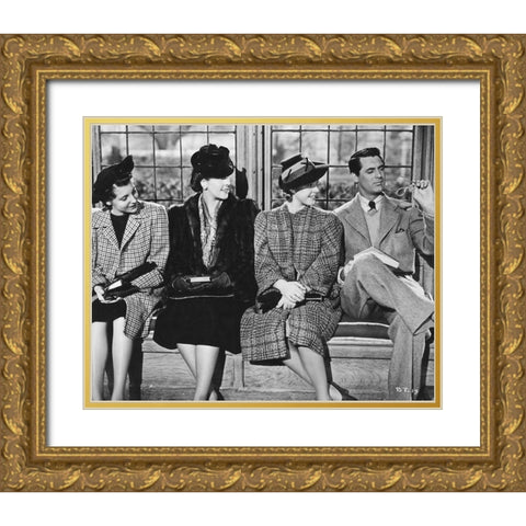 Cary Grant - Suspicion Gold Ornate Wood Framed Art Print with Double Matting by Hollywood Photo Archive