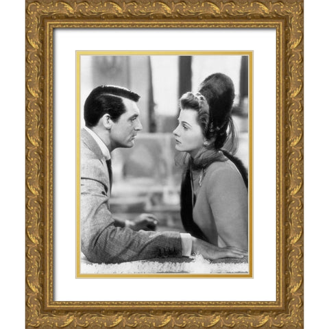 Cary Grant - Suspicion Gold Ornate Wood Framed Art Print with Double Matting by Hollywood Photo Archive