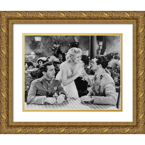 Cary Grant - Suzy Gold Ornate Wood Framed Art Print with Double Matting by Hollywood Photo Archive