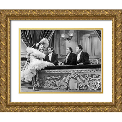 Cary Grant - The Toast of New York Gold Ornate Wood Framed Art Print with Double Matting by Hollywood Photo Archive