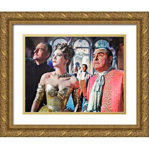 Cary Grant - To Catch A Thief Gold Ornate Wood Framed Art Print with Double Matting by Hollywood Photo Archive