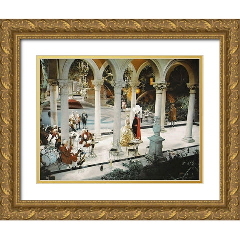 Cary Grant - To Catch A Thief Gold Ornate Wood Framed Art Print with Double Matting by Hollywood Photo Archive