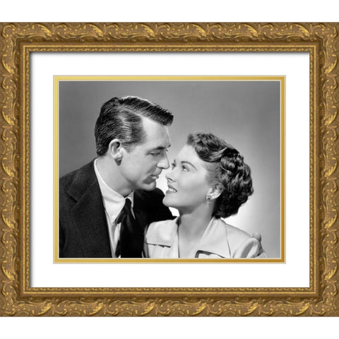 Cary Grant - Crisis Gold Ornate Wood Framed Art Print with Double Matting by Hollywood Photo Archive