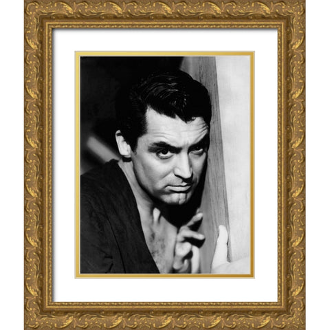 Cary Grant - The Talk of the Town Gold Ornate Wood Framed Art Print with Double Matting by Hollywood Photo Archive