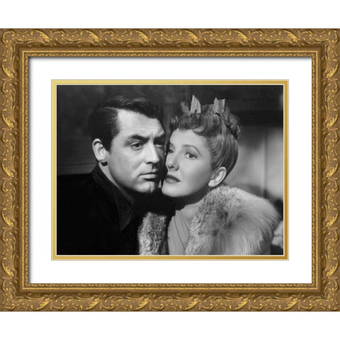 Cary Grant - The Talk of the Town Gold Ornate Wood Framed Art Print with Double Matting by Hollywood Photo Archive
