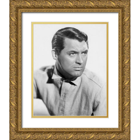 Cary Grant - The Talk of the Town Gold Ornate Wood Framed Art Print with Double Matting by Hollywood Photo Archive