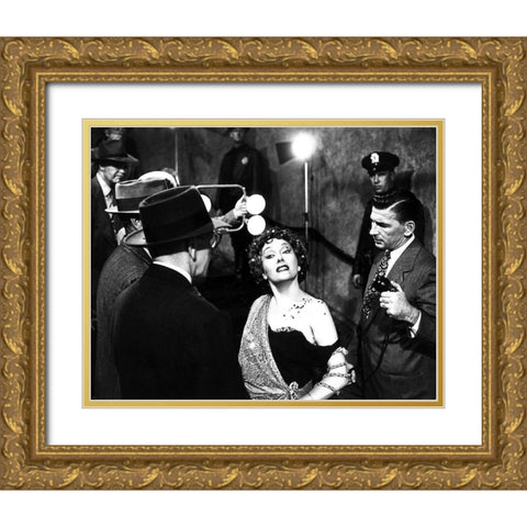 Sunset Boulevard Gold Ornate Wood Framed Art Print with Double Matting by Hollywood Photo Archive