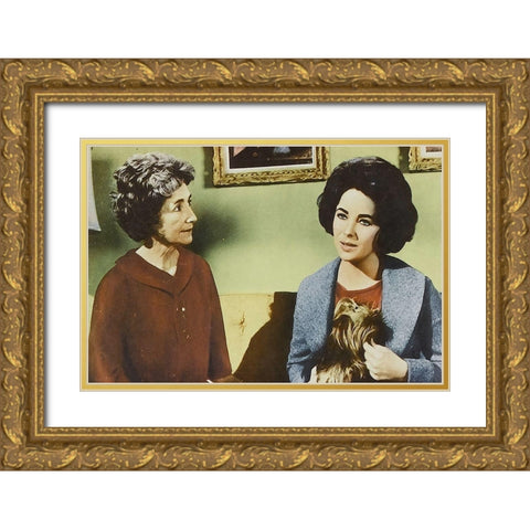 Butterfield 8 Gold Ornate Wood Framed Art Print with Double Matting by Hollywood Photo Archive