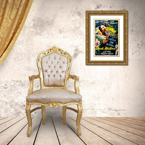 Dark Waters Gold Ornate Wood Framed Art Print with Double Matting by Hollywood Photo Archive
