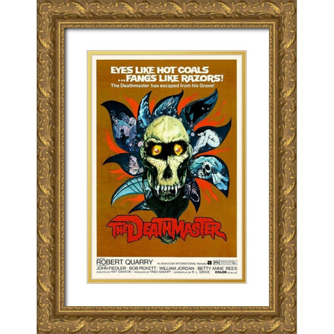 Deathmaster Gold Ornate Wood Framed Art Print with Double Matting by Hollywood Photo Archive