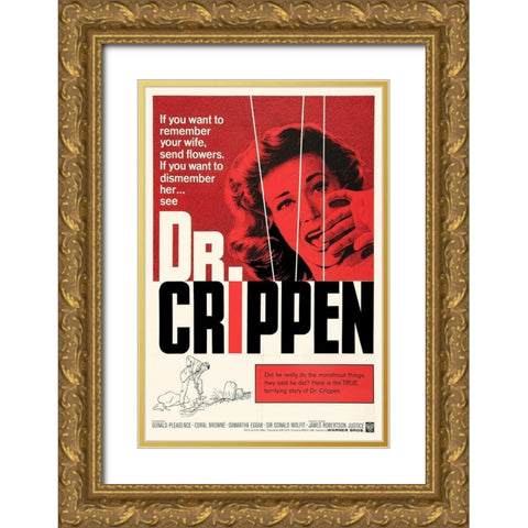 Doctor Crippen Gold Ornate Wood Framed Art Print with Double Matting by Hollywood Photo Archive