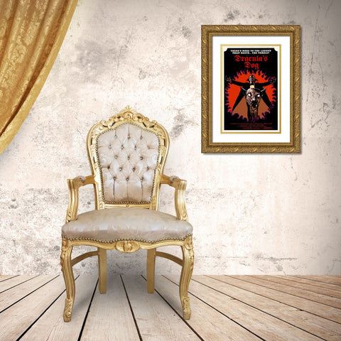 Draculas Dog with Jose Ferrer Gold Ornate Wood Framed Art Print with Double Matting by Hollywood Photo Archive