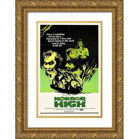 Horror High Gold Ornate Wood Framed Art Print with Double Matting by Hollywood Photo Archive