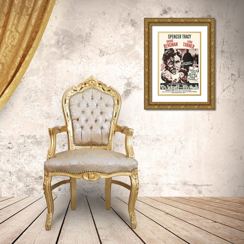 Doctor Jekyll and Mister Hyde Gold Ornate Wood Framed Art Print with Double Matting by Hollywood Photo Archive
