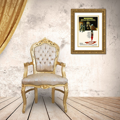Knife For The Ladies Gold Ornate Wood Framed Art Print with Double Matting by Hollywood Photo Archive