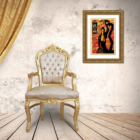 Lair of the White Worm Gold Ornate Wood Framed Art Print with Double Matting by Hollywood Photo Archive