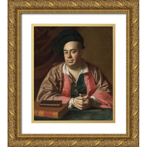 Nathaniel Hurd Gold Ornate Wood Framed Art Print with Double Matting by Copley, John Singleton