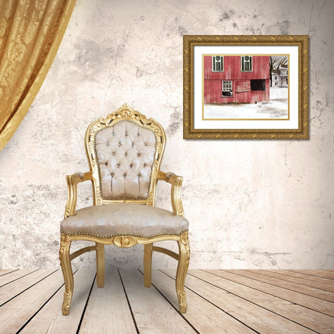 The Mouser Gold Ornate Wood Framed Art Print with Double Matting by Jacobs, Billy