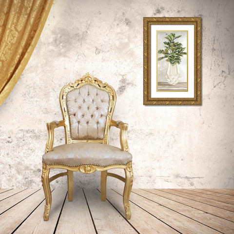 Simple Beauty II Gold Ornate Wood Framed Art Print with Double Matting by Jacobs, Cindy