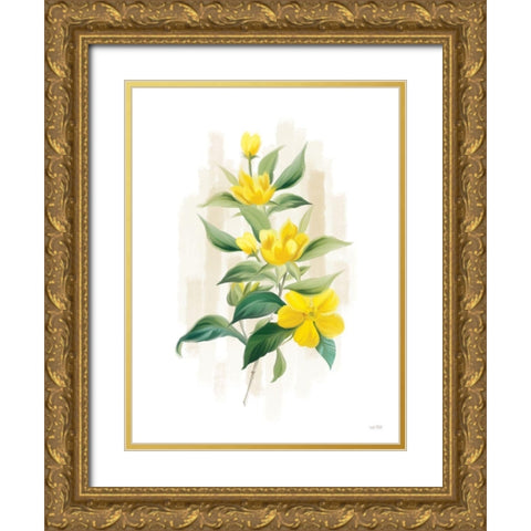 Goldilocks I Gold Ornate Wood Framed Art Print with Double Matting by House Fenway