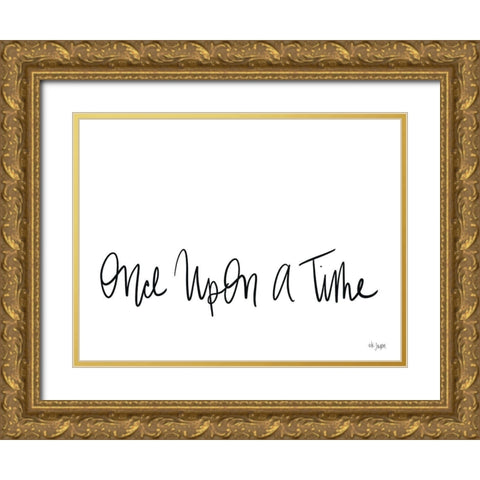 Once Upon a Time Gold Ornate Wood Framed Art Print with Double Matting by Jaxn Blvd.