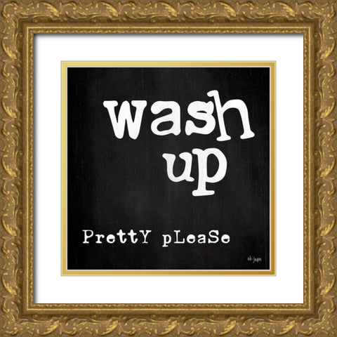 Wash Up Gold Ornate Wood Framed Art Print with Double Matting by Jaxn Blvd.