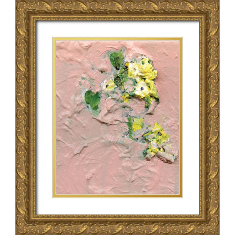 Trampled Beauty Gold Ornate Wood Framed Art Print with Double Matting by Kamdon Kreations