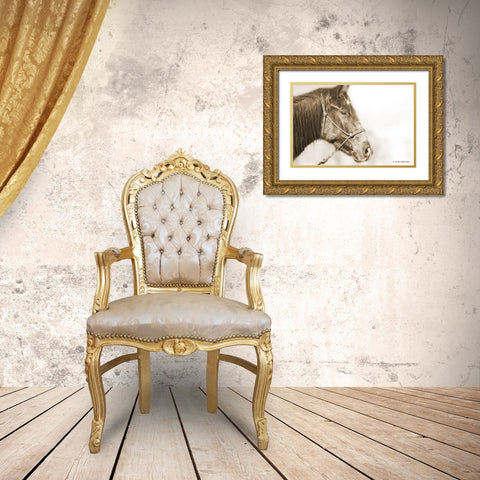 Sepia Thunder Gold Ornate Wood Framed Art Print with Double Matting by Brooks, Kari