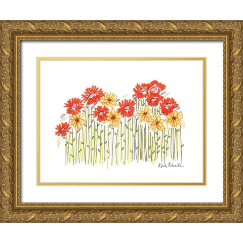 Spring Fever Gold Ornate Wood Framed Art Print with Double Matting by Roberts, Kait