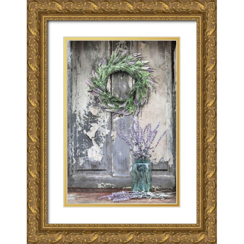 Sweet Memories Gold Ornate Wood Framed Art Print with Double Matting by Deiter, Lori
