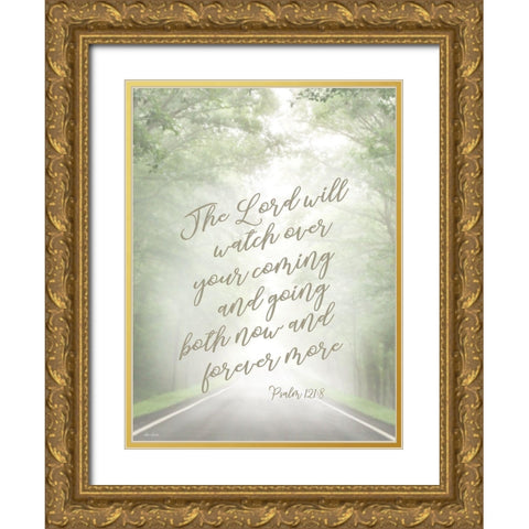 Coming and Going Gold Ornate Wood Framed Art Print with Double Matting by Deiter, Lori