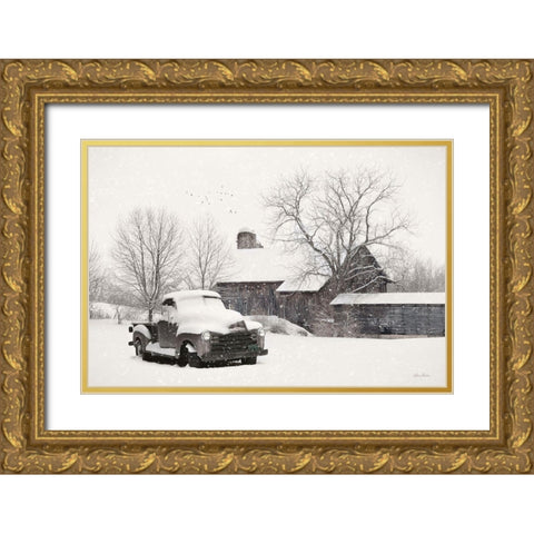A Time to Rest Gold Ornate Wood Framed Art Print with Double Matting by Deiter, Lori