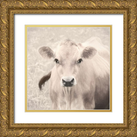 Nellie Gold Ornate Wood Framed Art Print with Double Matting by Deiter, Lori