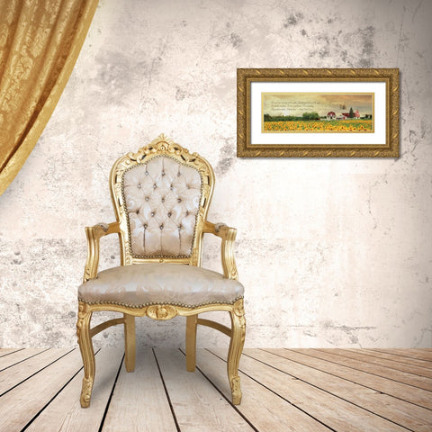 I Thank Thee Gold Ornate Wood Framed Art Print with Double Matting by Deiter, Lori