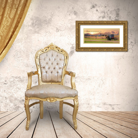 Choose the Day Gold Ornate Wood Framed Art Print with Double Matting by Deiter, Lori