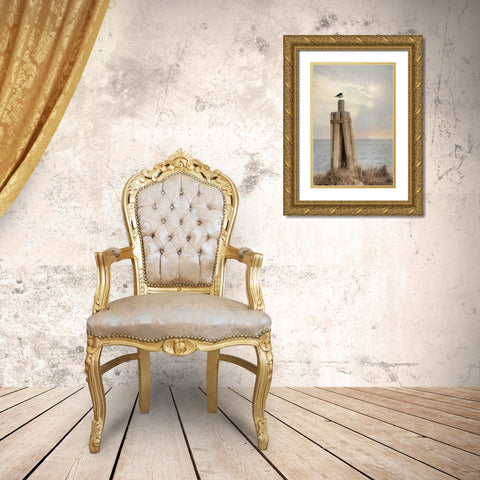 Birds Eye View Gold Ornate Wood Framed Art Print with Double Matting by Deiter, Lori