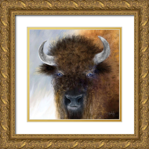 Goodyear Gold Ornate Wood Framed Art Print with Double Matting by Rae, Marla