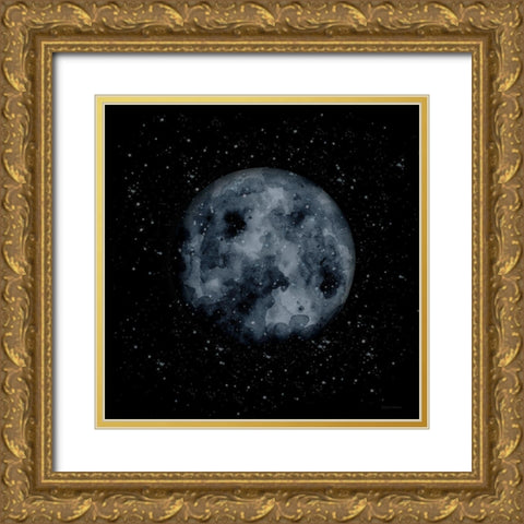The Moon Gold Ornate Wood Framed Art Print with Double Matting by Nieman, Rachel